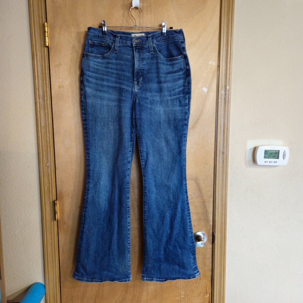 Madewell Women's Dark Blue Flare Jeans